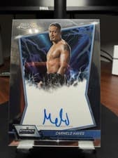 2026 Topps Chrome WWE Blue Brand Autographs Carmelo Hayes #BBA-CAR card