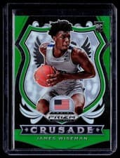 James Wiseman 2020 Panini Prizm Draft Picks card