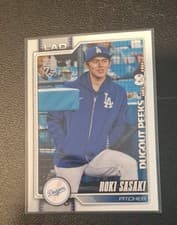 2026 Topps Dugout Peeks Roki Sasaki #66 card
