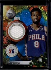 2025-26 Topps Holiday Player Relics Paul George #PR-PG card