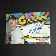 2025 Finest Gustographs Autograph Paul Skenes #G-PS card