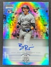 2025 Stadium Club Chrome Autographs Ben Rice #SCCA-BR card
