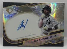 2025 Topps Diamond Icons Icons Chrome Autographs Jazz Chisholm Jr. #ACC-JCJ card