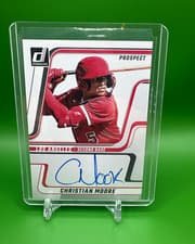 2025 Donruss Next Day Autographs Christian Moore #ND-CM card