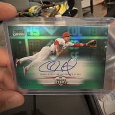 2025 Stadium Club Chrome Autographs Chase Utley #SCCA-CU card