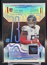 2025 Score Top 100 Jeffery Simmons #73 card