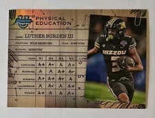 2024 Bowman University Chrome Physical Education Set Luther Burden III #PE-17 card