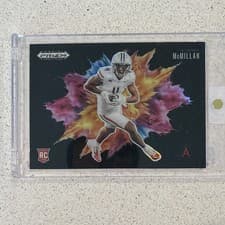 2025 Panini Prizm Draft Picks Black Color Blast Tetairoa McMillan #12 card