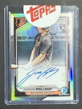 2024 Bowman Chrome Rookie Autographs Jackson Holliday #CRA-JHO card