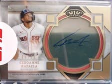 2024 Topps Tier One Clear One Autographs Ceddanne Rafaela #C1A-CR card