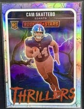 2025 Panini Rookies & Stars Thrillers Cam Skattebo #26 card