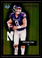 2025 Bowman University Chrome 1955 Bowman Football Preston Stone #55AV-20 card
