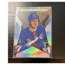 Adam Fox 2025-26 Upper Deck Black Diamond Diamond Stars card