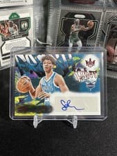 2024-25 Panini Court Kings Fresh Paint Autographs Tidjane Salaun #FP-TID card
