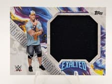 2025 Topps Exalted WWE Wrestling Mega Materials John Cena #MM-JC card