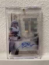 2024 Topps Signature Class Rookie Class Crystal Clear Autographs Brock Bowers #RCC-BB card