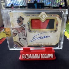 2025 Topps Diamond Icons Autographed Jumbo Patches Jackson Holliday #AJP-JH card