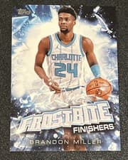 2025-26 Topps Holiday Frostbite Finishers Brandon Miller #FF-BM card