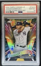 2024 Topps Chrome Logofractor Edition Future Stars Jasson Domínguez #FSLE-4 card