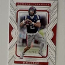 2025 Panini National Treasures Collegiate Base Set Jaxson Dart #6 card