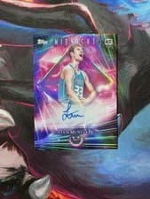 2025-26 Topps Midnight Dark Matter Autographs Rookies Liam McNeeley #DMAR-LM card