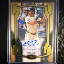 2026 Topps Tier One Break Out Autographs Sal Frelick #BOA-SF card