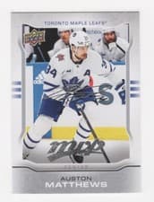 Auston Matthews 2024-25 Upper Deck MVP 2014-15 10th Anniversary card