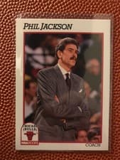 Phil Jackson 1991-92 Hoops Base Set card