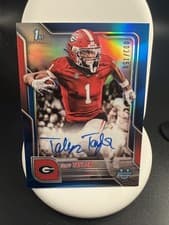 2025 Bowman University Chrome Chrome Prospect Autographs Talyn Taylor #BCA-TTA card