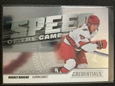 Bradly Nadeau 2024-25 Upper Deck Credentials Speed of the Game Rookies card