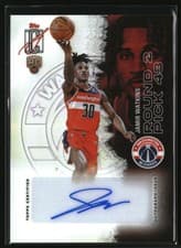 2025-26 Topps Signature Class Rookie Class Chrome Autographs Jamir Watkins #RCC-JW card