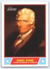 2025 Topps Heritage Notable Americans Daniel Boone #NS-42 card