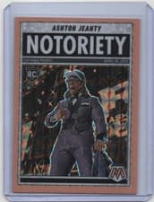 2025 Panini Mosaic Notoriety Ashton Jeanty #18 card