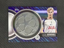2025-26 Topps UEFA Club Competitions Starball Commemorative Relics Lucas Bergvall #SCR-LB card