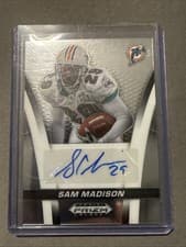 2025 Panini Prizm Black Flashback Signatures Sam Madison #25 card