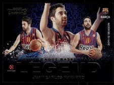 2025-26 Panini Contenders EuroLeague EuroLeague Basketball Legends Juan Carlos Navarro #2 card