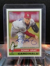 2025 Topps Heritage Real One Autographs Sonny Gray #ROA-SG card