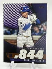 2025 Topps OPS Leaders Francisco Lindor #OPS-19 card
