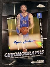 Logan Johnson 2024-25 Topps Chrome Chromographs card