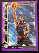 Kawhi Leonard 2025 Topps Holiday card