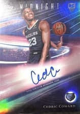 2025-26 Topps Midnight Rookie Horizon Signatures Cedric Coward #RHS-CC card