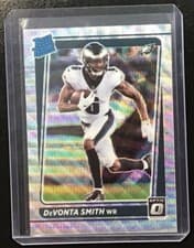 DeVonta Smith 2021 Panini Donruss Optic card