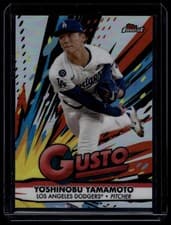 2025 Finest Gusto Yoshinobu Yamamoto #G-25 card