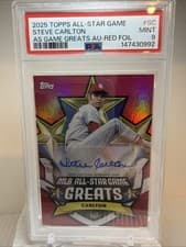 2025 Topps All Star Game All-Star Game Greats Autographs Steve Carlton #ASGGA-SC card
