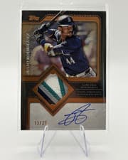 2025 Topps Update Autograph Patch Julio Rodríguez #TFAP2-JROD card