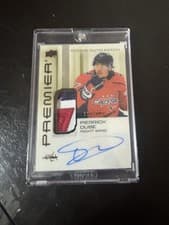 2024-25 Upper Deck Premier Acetate Auto Patch Rookies Pierrick Dube #AR-PD card