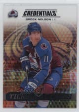 2025-26 Upper Deck Credentials Acetate Ticket Access Brock Nelson #TA-BN card
