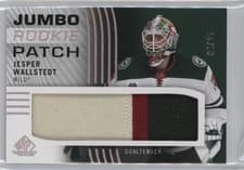 2024-25 SP Game Used Rookie Jumbo Patch Jesper Wallstedt #JRP-JW card