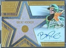 2025 Topps Five Star Stars and Stitches Autographs Brent Rooker #SS-BR card