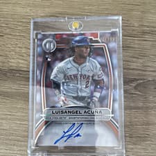 2025 Topps Tribute Autographs Luisangel Acuña #TA-LA card